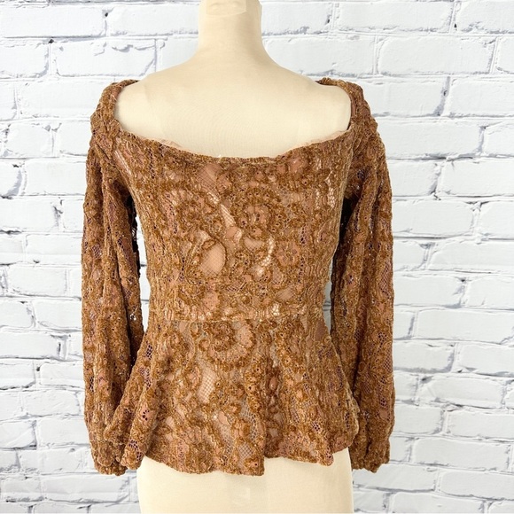 Tularosa Revolve Cameron Lace Off the Shoulder
Top Women’s Medium Camel Brown - Picture 3 of 13